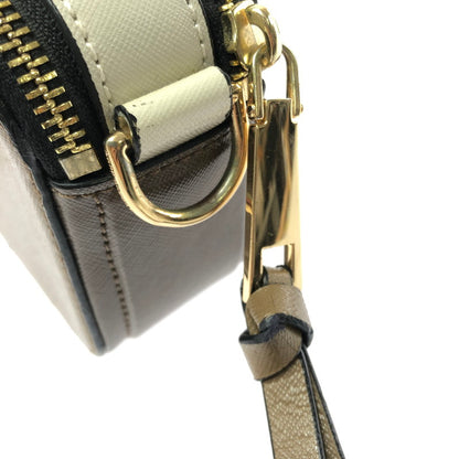 【中古品】【レディース】 MARC JACOBS マークジェイコブス THE SNAPSHOT M0014146 ザ スナップショット ショルダーバッグ "CEMENT MULCH" カバン 180-260616-na-07-tagh カラー：ブラウン系 万代Net店