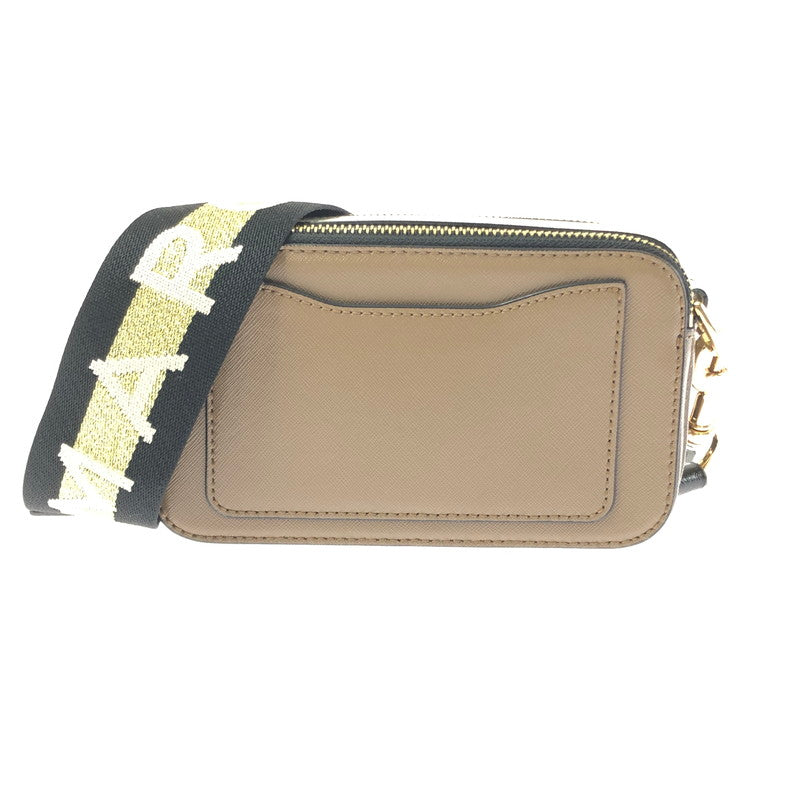 【中古品】【レディース】 MARC JACOBS マークジェイコブス THE SNAPSHOT M0014146 ザ スナップショット ショルダーバッグ "CEMENT MULCH" カバン 180-260616-na-07-tagh カラー：ブラウン系 万代Net店