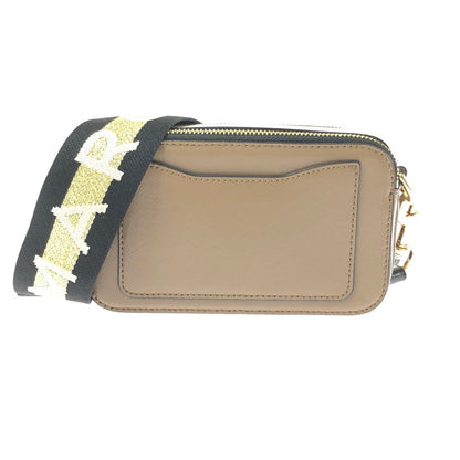 【中古品】【レディース】 MARC JACOBS マークジェイコブス THE SNAPSHOT M0014146 ザ スナップショット ショルダーバッグ "CEMENT MULCH" カバン 180-260616-na-07-tagh カラー：ブラウン系 万代Net店