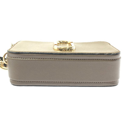 【中古品】【レディース】 MARC JACOBS マークジェイコブス THE SNAPSHOT M0014146 ザ スナップショット ショルダーバッグ "CEMENT MULCH" カバン 180-260616-na-07-tagh カラー：ブラウン系 万代Net店