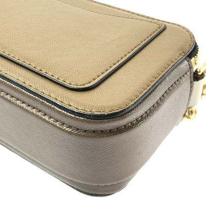 【中古品】【レディース】 MARC JACOBS マークジェイコブス THE SNAPSHOT M0014146 ザ スナップショット ショルダーバッグ "CEMENT MULCH" カバン 180-260616-na-07-tagh カラー：ブラウン系 万代Net店