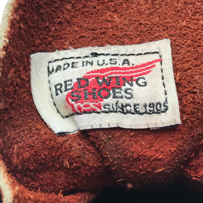 【現状渡し品】【メンズ】 RED WING レッドウィング IRISH SETTER アイリッシュセッター 刺繍タグ USA製 ブーツ 靴 164-260706-na-12-tagh サイズ：7 1/2 E カラー：RED BROWN系 万代Net店