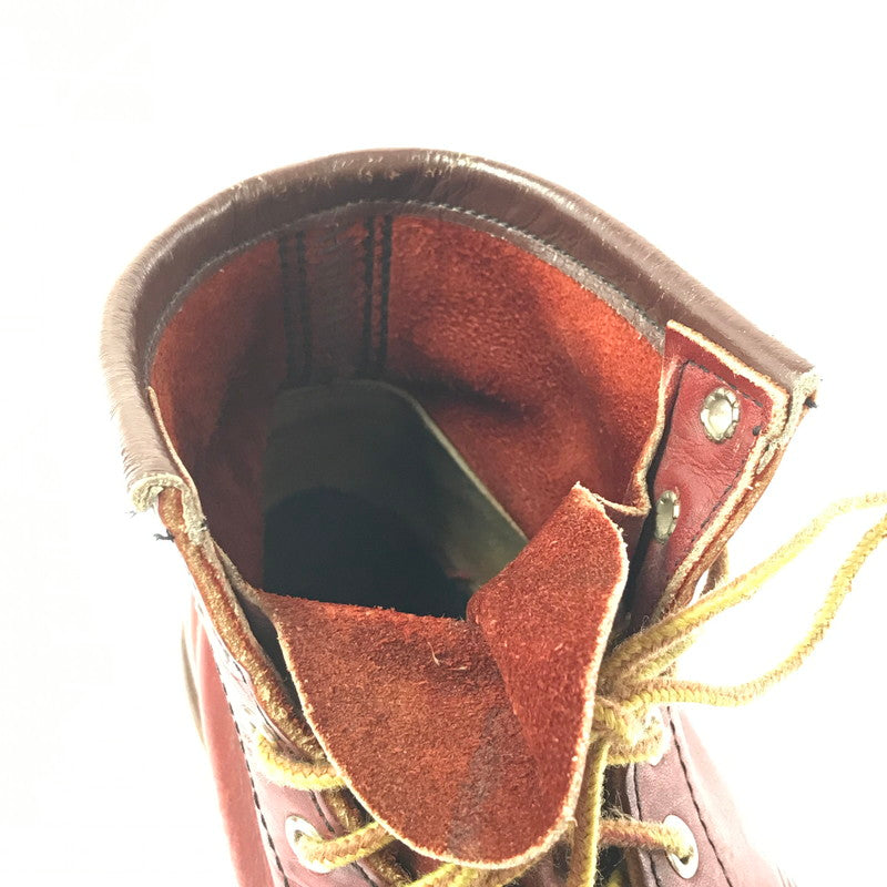 【現状渡し品】【メンズ】 RED WING レッドウィング IRISH SETTER アイリッシュセッター 刺繍タグ USA製 ブーツ 靴 164-260706-na-12-tagh サイズ：7 1/2 E カラー：RED BROWN系 万代Net店