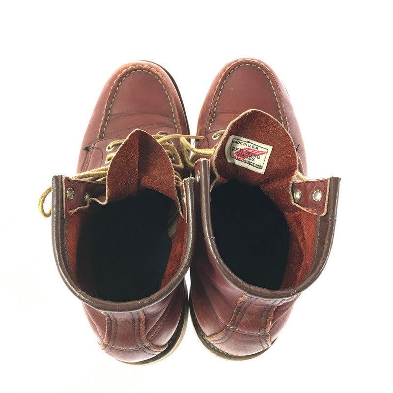 【現状渡し品】【メンズ】 RED WING レッドウィング IRISH SETTER アイリッシュセッター 刺繍タグ USA製 ブーツ 靴 164-260706-na-12-tagh サイズ：7 1/2 E カラー：RED BROWN系 万代Net店