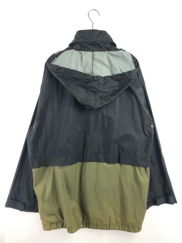 【現状渡し品】【メンズ】 OLD STUSSY オールド ステューシー 90S STOWABLE HOODED 2-TONE NYLON JACKET ツートン カラー ナイロン ジャケット ライトアウター 142-260619-rt-28-tagh サイズ：L カラー：ブラック/オリーブ 万代Net店