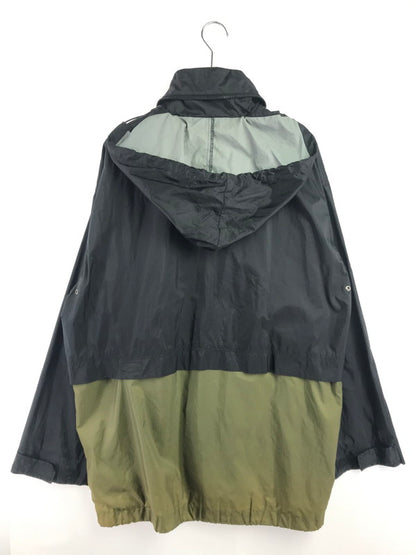 【現状渡し品】【メンズ】 OLD STUSSY オールド ステューシー 90S STOWABLE HOODED 2-TONE NYLON JACKET ツートン カラー ナイロン ジャケット ライトアウター 142-260619-rt-28-tagh サイズ：L カラー：ブラック/オリーブ 万代Net店