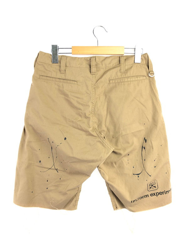 【中古品】【メンズ】 UNIFORM EXPERIMENT ユニフォームエクスペリメント 20SS DRIPPING SHORTS UE-200039 ドリッピング ショートパンツ ボトムス 153-260624-rt-22-tagh サイズ：1 カラー：ブラウン 万代Net店