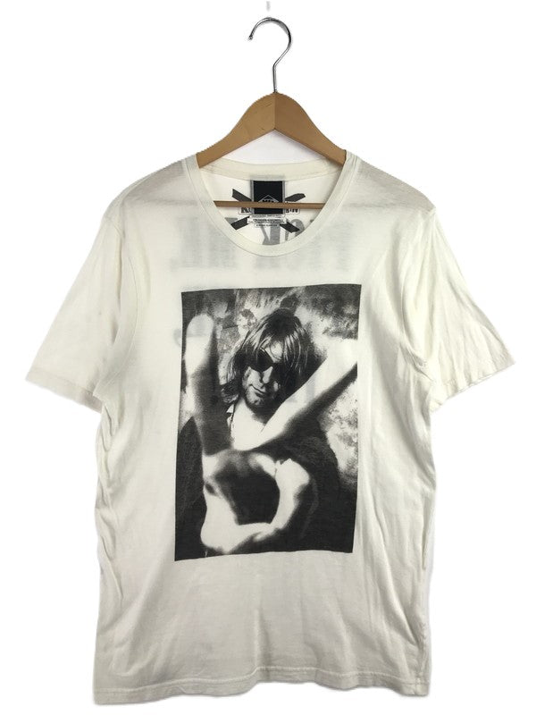 【中古品】【メンズ】 HYSTERIC GLAMOUR ヒステリック グラマー KURT COBAIN PICK ME T-SHIRT 4CT-4643 カート コバーン ピック ミー Tシャツ 140-260619-rt-11-tagh サイズ：L カラー：ホワイト 万代Net店