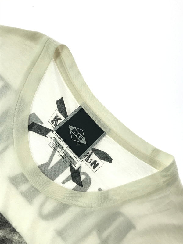 【中古品】【メンズ】 HYSTERIC GLAMOUR ヒステリック グラマー KURT COBAIN PICK ME T-SHIRT 4CT-4643 カート コバーン ピック ミー Tシャツ 140-260619-rt-11-tagh サイズ：L カラー：ホワイト 万代Net店