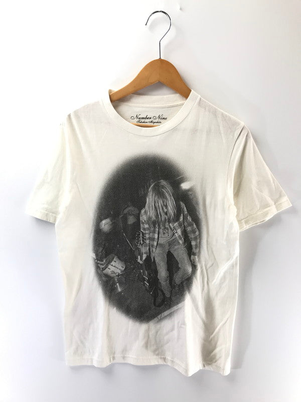【中古品】【メンズ】 NUMBER(N)INE ナンバーナイン 本人期 TOUCH ME I'M SICK KURT COBAIN T-SHIRT カート コバーン フォト Tシャツ 半袖Tシャツ 140-260630-na-07-tagh サイズ：2 カラー：ホワイト 万代Net店