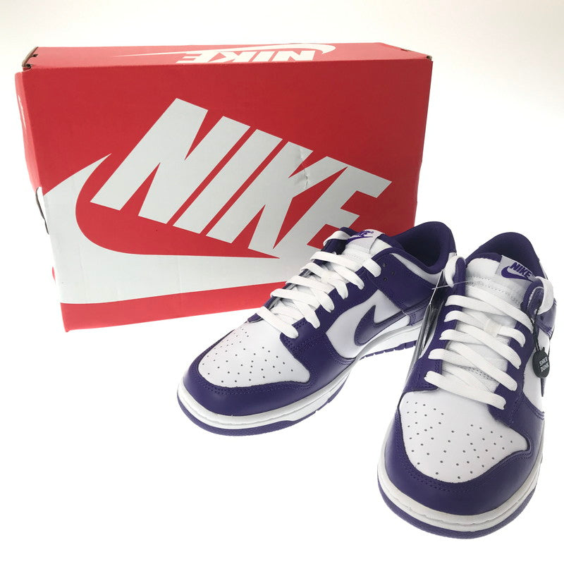 【中古品】【メンズ】 NIKE ナイキ DUNK LOW RETRO DD1391-104 ダンク ロー レトロ スニーカー 靴 160-260612-na-18-tagh サイズ：27.5cm US 9.5 カラー：WHITE/COURT PURPLE 万代Net店
