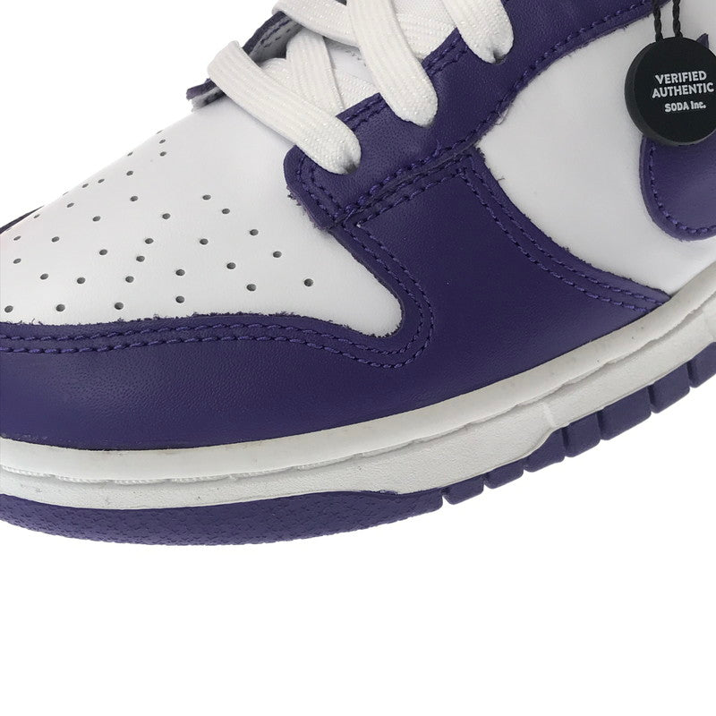 【中古品】【メンズ】 NIKE ナイキ DUNK LOW RETRO DD1391-104 ダンク ロー レトロ スニーカー 靴 160-260612-na-18-tagh サイズ：27.5cm US 9.5 カラー：WHITE/COURT PURPLE 万代Net店