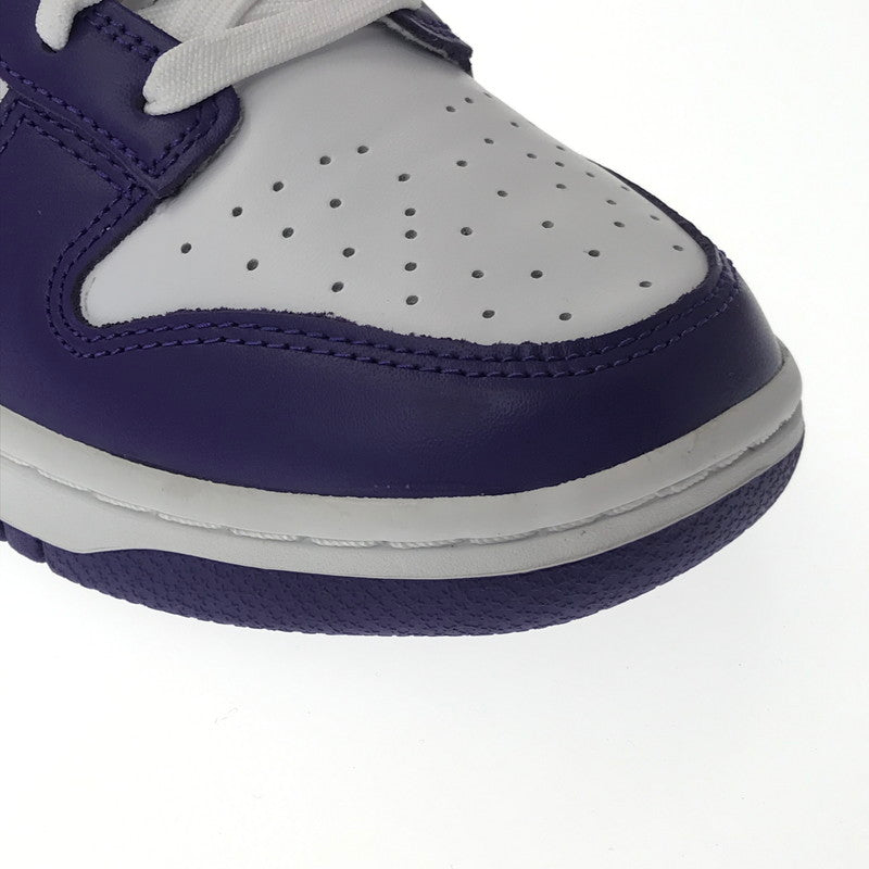【中古品】【メンズ】 NIKE ナイキ DUNK LOW RETRO DD1391-104 ダンク ロー レトロ スニーカー 靴 160-260612-na-18-tagh サイズ：27.5cm US 9.5 カラー：WHITE/COURT PURPLE 万代Net店