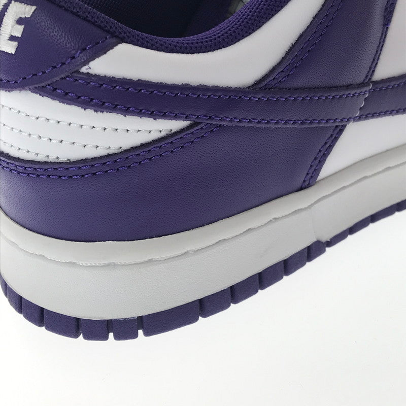【中古品】【メンズ】 NIKE ナイキ DUNK LOW RETRO DD1391-104 ダンク ロー レトロ スニーカー 靴 160-260612-na-18-tagh サイズ：27.5cm US 9.5 カラー：WHITE/COURT PURPLE 万代Net店