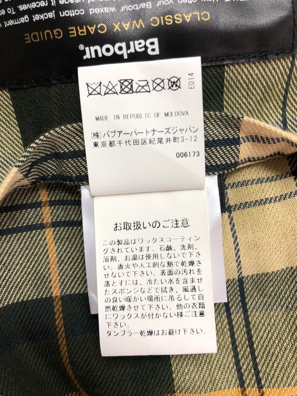 【現状渡し品】【メンズ】 BARBOUR バブアー BEDALE OS WAX JACKET 232MWX1679 ビデイル ワックス ジャケット アウター 144-260622-na-25-tagh サイズ：38 カラー：オリーブ 万代Net店