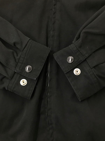 【中古品】【メンズ】 SUPREME シュプリーム 23AW LEATHER COLLAR UTILITY JACKET レザー カラー ユーティリティ ジャケット ライトアウター 149-260701-rt-19-tag サイズ：L カラー：ブラック 万代Net店