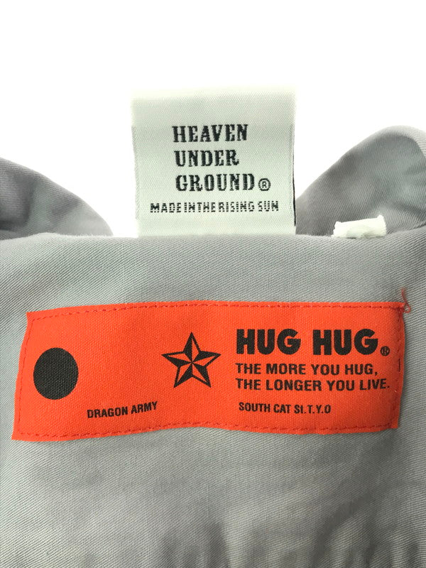 【中古品】【メンズ】 CREAM SODA クリーム ソーダ HEAVEN UNDER GROUND ROCK'N'ROLL S S WORK SHIRT ヘブン・アンダー・グラウンド ロックンロール ワークシャツ 142-260619-rt-17-tagh サイズ：M カラー：グレー 万代Net店