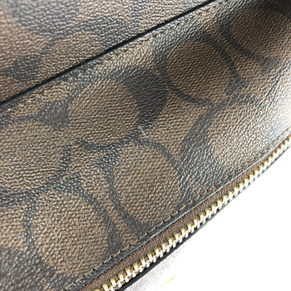 【中古品】【レディース】 COACH コーチ SIGNATURE BAG D1921-F32200 シグネイチャー バッグ デイバッグ リュック カバン 180-260717-rt-29-tagh カラー：ブラウン/ブラック 万代Net店
