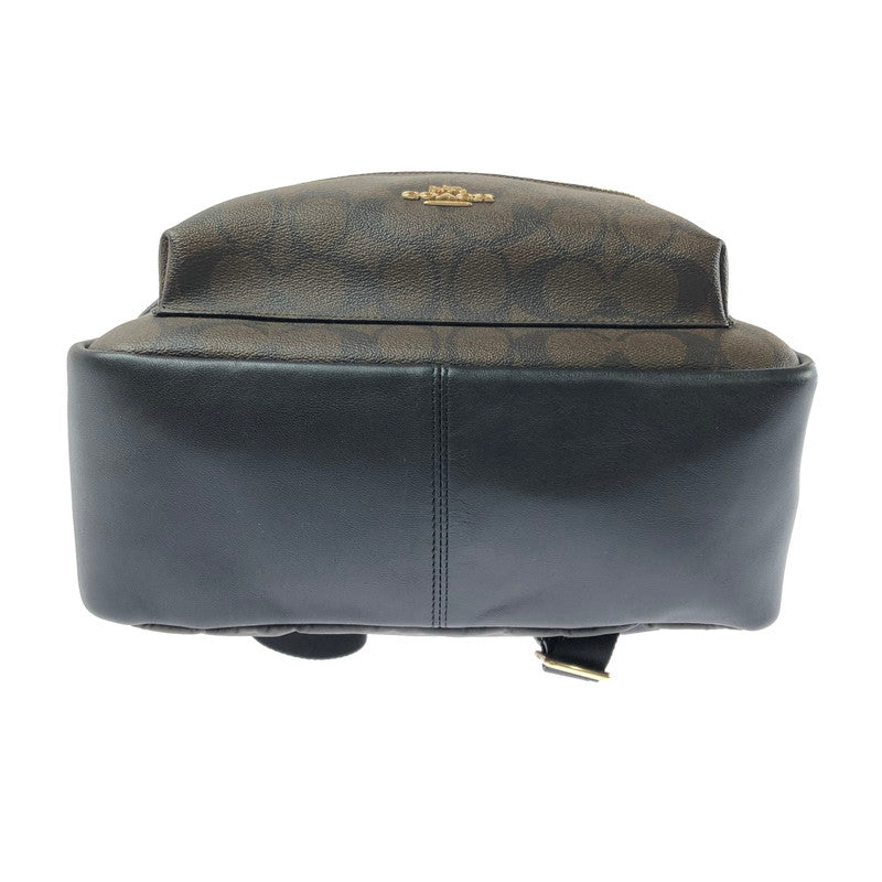 【中古品】【レディース】 COACH コーチ SIGNATURE BAG D1921-F32200 シグネイチャー バッグ デイバッグ リュック カバン 180-260717-rt-29-tagh カラー：ブラウン/ブラック 万代Net店