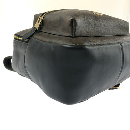 【中古品】【レディース】 COACH コーチ SIGNATURE BAG D1921-F32200 シグネイチャー バッグ デイバッグ リュック カバン 180-260717-rt-29-tagh カラー：ブラウン/ブラック 万代Net店