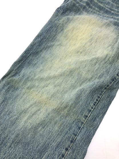 【中古品】【メンズ】 PELLEPELLE ペレペレ 00's WIDE DENIM PANTS 2000年代 ワイド デニム パンツ 香港製 ジーンズ ボトムス 157-260624-rt-08-tagh サイズ：W44 カラー：インディゴ 万代Net店