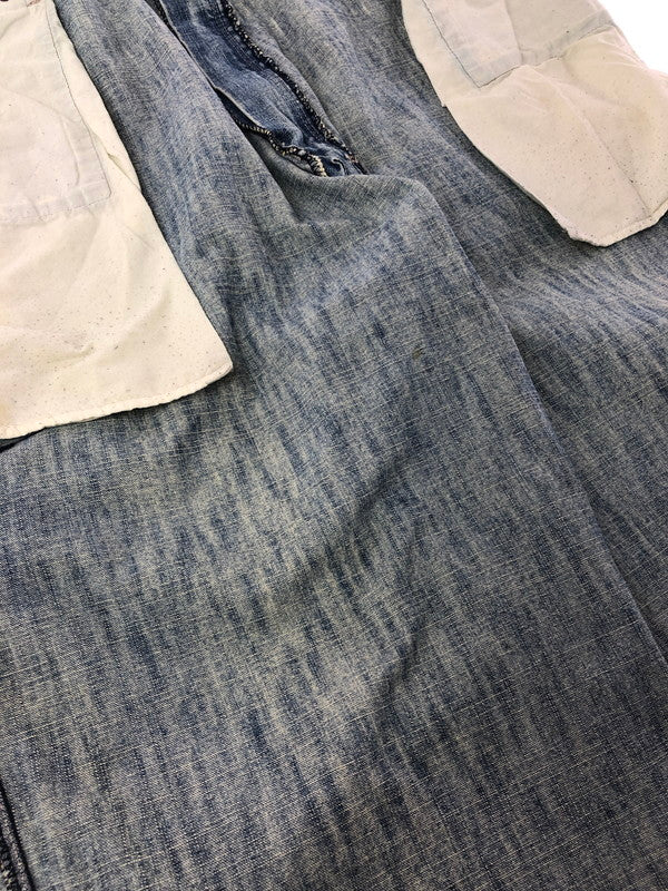 【中古品】【メンズ】 PELLEPELLE ペレペレ 00's WIDE DENIM PANTS 2000年代 ワイド デニム パンツ 香港製 ジーンズ ボトムス 157-260624-rt-08-tagh サイズ：W44 カラー：インディゴ 万代Net店
