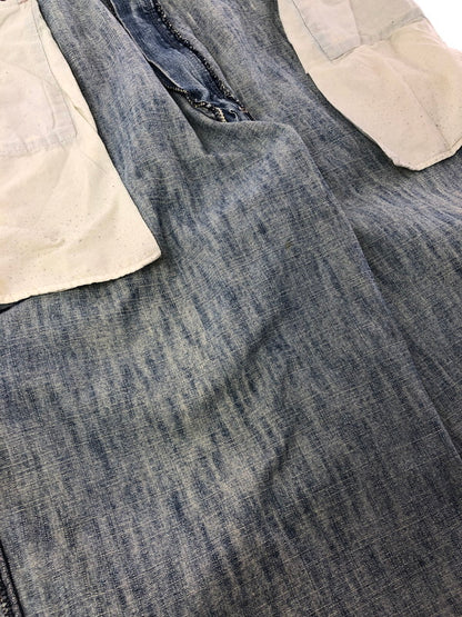 【中古品】【メンズ】 PELLEPELLE ペレペレ 00's WIDE DENIM PANTS 2000年代 ワイド デニム パンツ 香港製 ジーンズ ボトムス 157-260624-rt-08-tagh サイズ：W44 カラー：インディゴ 万代Net店