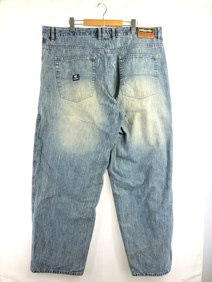 【中古品】【メンズ】 PELLEPELLE ペレペレ 00's WIDE DENIM PANTS 2000年代 ワイド デニム パンツ 香港製 ジーンズ ボトムス 157-260624-rt-08-tagh サイズ：W44 カラー：インディゴ 万代Net店
