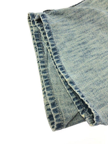 【中古品】【メンズ】 PELLEPELLE ペレペレ 00's WIDE DENIM PANTS 2000年代 ワイド デニム パンツ 香港製 ジーンズ ボトムス 157-260624-rt-08-tagh サイズ：W44 カラー：インディゴ 万代Net店