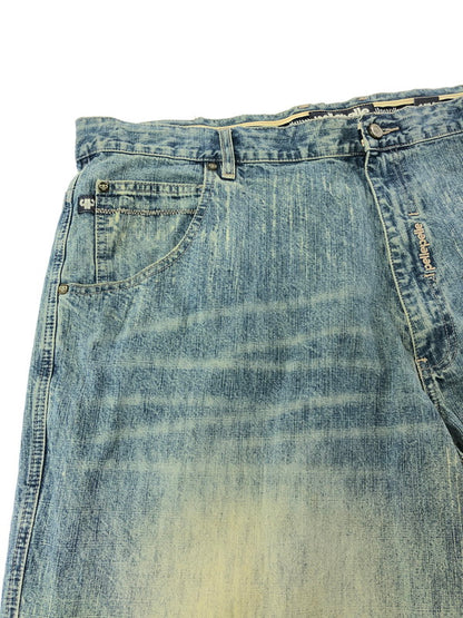 【中古品】【メンズ】 PELLEPELLE ペレペレ 00's WIDE DENIM PANTS 2000年代 ワイド デニム パンツ 香港製 ジーンズ ボトムス 157-260624-rt-08-tagh サイズ：W44 カラー：インディゴ 万代Net店