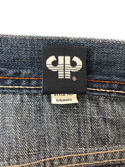 【中古品】【メンズ】 PELLEPELLE ペレペレ 00's WIDE DENIM PANTS 2000年代 ワイド デニム パンツ 香港製 ジーンズ ボトムス 157-260624-rt-06-tagh サイズ：W44 カラー：インディゴ 万代Net店