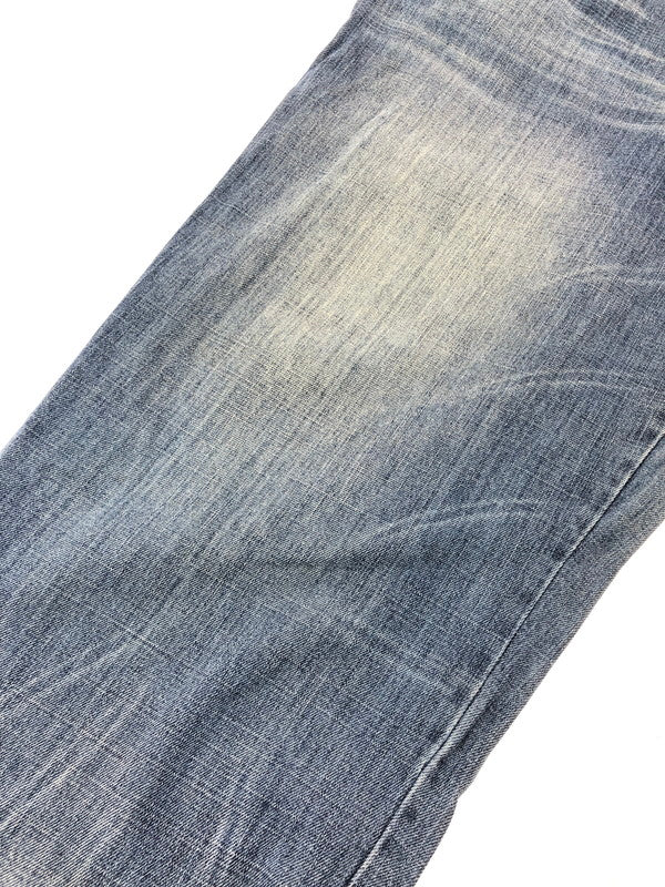 【中古品】【メンズ】 PELLEPELLE ペレペレ 00's WIDE DENIM PANTS 2000年代 ワイド デニム パンツ 香港製 ジーンズ ボトムス 157-260624-rt-06-tagh サイズ：W44 カラー：インディゴ 万代Net店