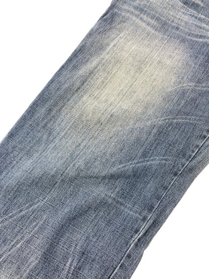 【中古品】【メンズ】 PELLEPELLE ペレペレ 00's WIDE DENIM PANTS 2000年代 ワイド デニム パンツ 香港製 ジーンズ ボトムス 157-260624-rt-06-tagh サイズ：W44 カラー：インディゴ 万代Net店
