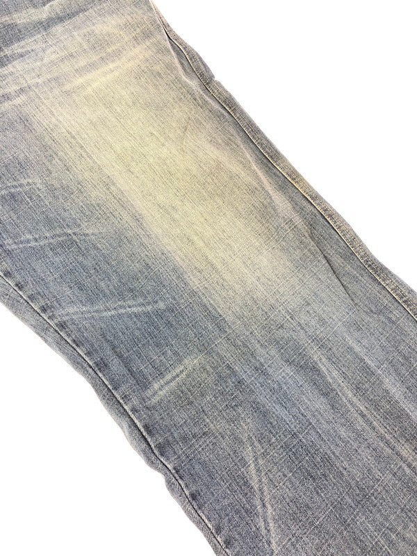 【中古品】【メンズ】 PELLEPELLE ペレペレ 00's WIDE DENIM PANTS 2000年代 ワイド デニム パンツ 香港製 ジーンズ ボトムス 157-260624-rt-06-tagh サイズ：W44 カラー：インディゴ 万代Net店