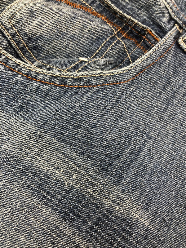 【中古品】【メンズ】 PELLEPELLE ペレペレ 00's WIDE DENIM PANTS 2000年代 ワイド デニム パンツ 香港製 ジーンズ ボトムス 157-260624-rt-06-tagh サイズ：W44 カラー：インディゴ 万代Net店