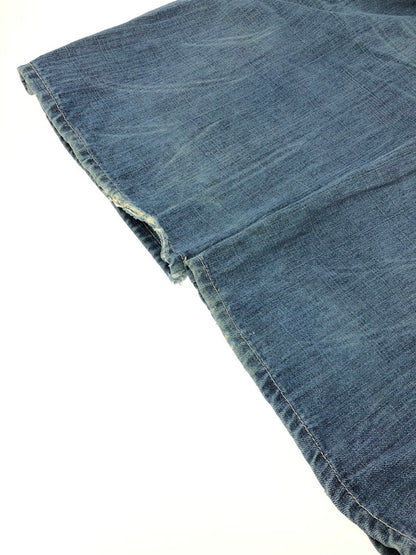 【中古品】【メンズ】 PELLEPELLE ペレペレ 00's WIDE DENIM PANTS 2000年代 ワイド デニム パンツ 香港製 ジーンズ ボトムス 157-260624-rt-06-tagh サイズ：W44 カラー：インディゴ 万代Net店