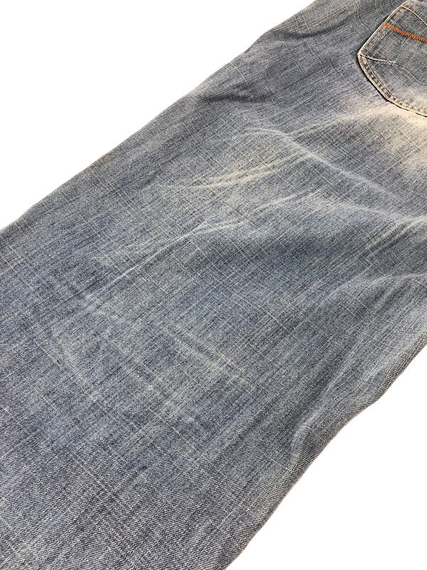 【中古品】【メンズ】 PELLEPELLE ペレペレ 00's WIDE DENIM PANTS 2000年代 ワイド デニム パンツ 香港製 ジーンズ ボトムス 157-260624-rt-06-tagh サイズ：W44 カラー：インディゴ 万代Net店