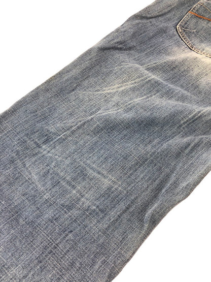 【中古品】【メンズ】 PELLEPELLE ペレペレ 00's WIDE DENIM PANTS 2000年代 ワイド デニム パンツ 香港製 ジーンズ ボトムス 157-260624-rt-06-tagh サイズ：W44 カラー：インディゴ 万代Net店