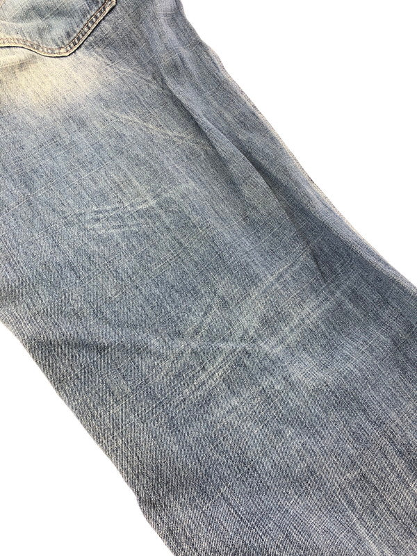 【中古品】【メンズ】 PELLEPELLE ペレペレ 00's WIDE DENIM PANTS 2000年代 ワイド デニム パンツ 香港製 ジーンズ ボトムス 157-260624-rt-06-tagh サイズ：W44 カラー：インディゴ 万代Net店