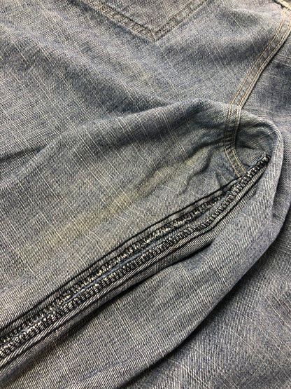 【中古品】【メンズ】 PELLEPELLE ペレペレ 00's WIDE DENIM PANTS 2000年代 ワイド デニム パンツ 香港製 ジーンズ ボトムス 157-260624-rt-06-tagh サイズ：W44 カラー：インディゴ 万代Net店
