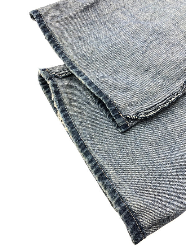 【中古品】【メンズ】 PELLEPELLE ペレペレ 00's WIDE DENIM PANTS 2000年代 ワイド デニム パンツ 香港製 ジーンズ ボトムス 157-260624-rt-06-tagh サイズ：W44 カラー：インディゴ 万代Net店