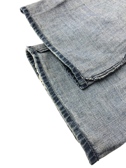 【中古品】【メンズ】 PELLEPELLE ペレペレ 00's WIDE DENIM PANTS 2000年代 ワイド デニム パンツ 香港製 ジーンズ ボトムス 157-260624-rt-06-tagh サイズ：W44 カラー：インディゴ 万代Net店