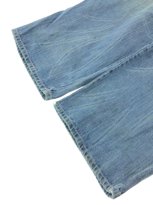 【中古品】【メンズ】 PELLEPELLE ペレペレ 00's WIDE DENIM PANTS 2000年代 ワイド デニム パンツ 香港製 ジーンズ ボトムス 157-260624-rt-06-tagh サイズ：W44 カラー：インディゴ 万代Net店