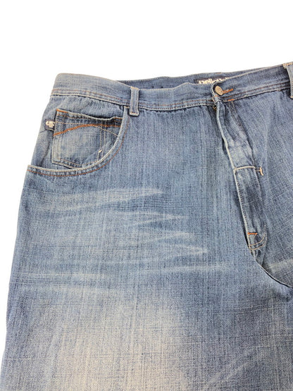【中古品】【メンズ】 PELLEPELLE ペレペレ 00's WIDE DENIM PANTS 2000年代 ワイド デニム パンツ 香港製 ジーンズ ボトムス 157-260624-rt-06-tagh サイズ：W44 カラー：インディゴ 万代Net店