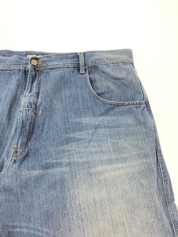 【中古品】【メンズ】 PELLEPELLE ペレペレ 00's WIDE DENIM PANTS 2000年代 ワイド デニム パンツ 香港製 ジーンズ ボトムス 157-260624-rt-06-tagh サイズ：W44 カラー：インディゴ 万代Net店