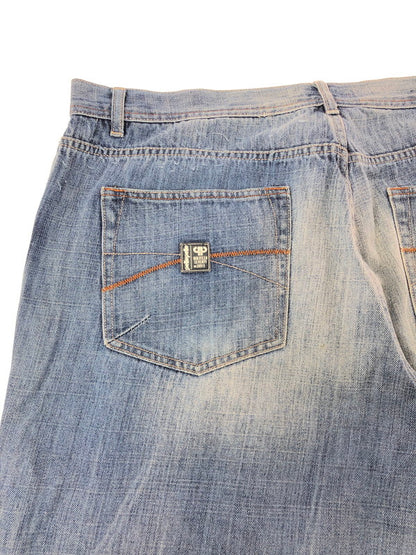 【中古品】【メンズ】 PELLEPELLE ペレペレ 00's WIDE DENIM PANTS 2000年代 ワイド デニム パンツ 香港製 ジーンズ ボトムス 157-260624-rt-06-tagh サイズ：W44 カラー：インディゴ 万代Net店