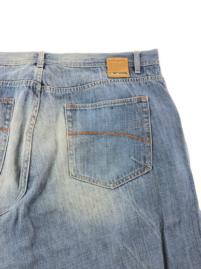 【中古品】【メンズ】 PELLEPELLE ペレペレ 00's WIDE DENIM PANTS 2000年代 ワイド デニム パンツ 香港製 ジーンズ ボトムス 157-260624-rt-06-tagh サイズ：W44 カラー：インディゴ 万代Net店