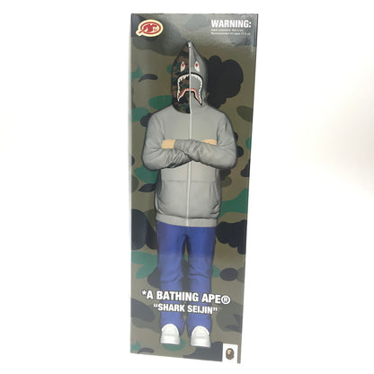 【中古美品】【メンズ】 A BATHING APE アベイシングエイプ SHARK SEIJIN FIGURE シャーク星人 フィギュア 208-260613-na-07-tagh 万代Net店