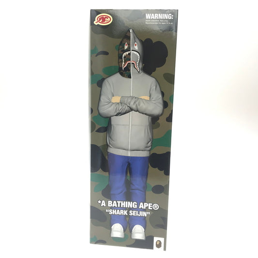 【中古美品】【メンズ】 A BATHING APE アベイシングエイプ SHARK SEIJIN FIGURE シャーク星人 フィギュア 208-260613-na-07-tagh 万代Net店