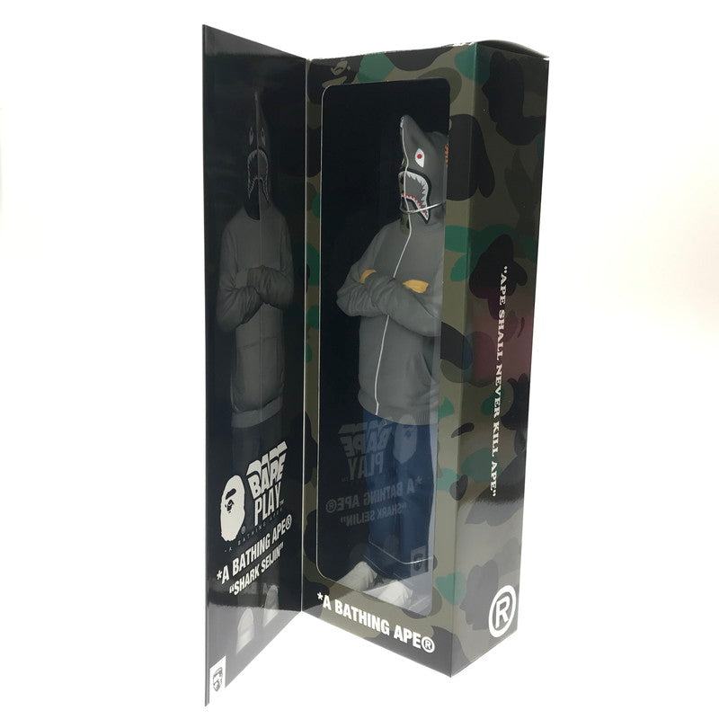 【中古美品】【メンズ】 A BATHING APE アベイシングエイプ SHARK SEIJIN FIGURE シャーク星人 フィギュア 208-260613-na-07-tagh 万代Net店